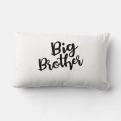 ビッグブラザー文字インカッシーブラックスタイル ランバークッション (裏面)