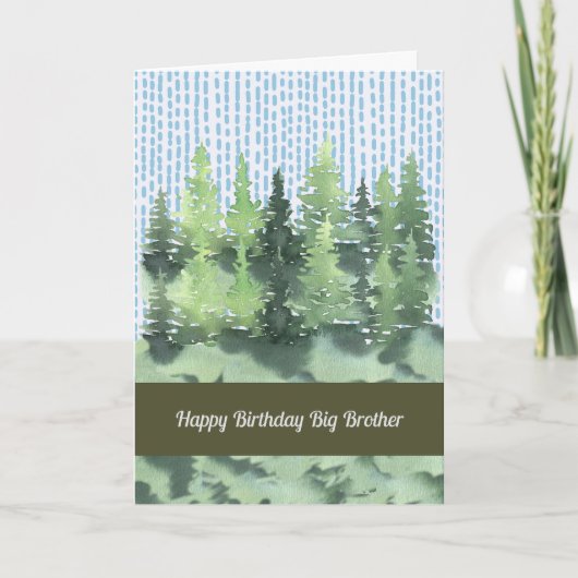 ビッグブラザー用誕生日カード サンキューカード (正面)