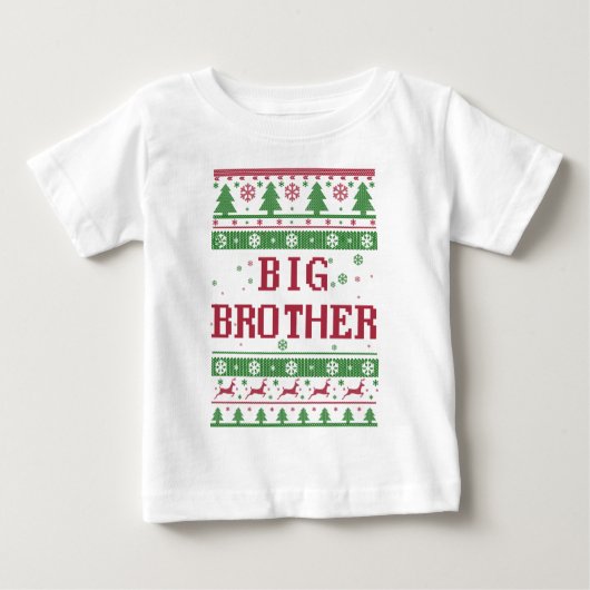 ビッグブラザー醜いクリスマス ベビーTシャツ (正面)