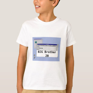 ビッグブラザー2B期待Sibコンピュータテーマ Tシャツ