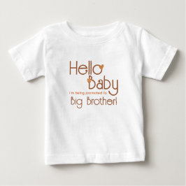 ビッグブラザー ハロー ベイビー レトロに昇格 ベビーTシャツ