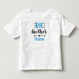 ビッグブラザー パーソナライズ ネーム キュート トドラーTシャツ