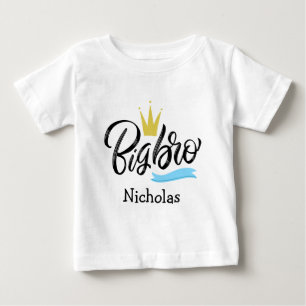 ビッグブラザー 王冠 名入れ ベビーTシャツ