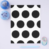 ビッグブラック水玉模様フライヤー チラシ (シングル)