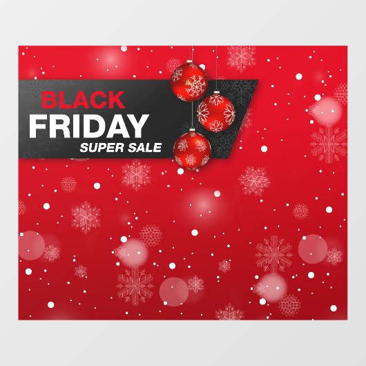 ビッグブラック金曜売却すごいウィンドウの固定 ウィンドウサイン (シート)