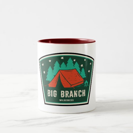 ビッグブランチウィルダネスバーモントキャンピング ツートーンマグカップ (中央)