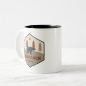 ビッグブランチウィルダネスバーモントベア ツートーンマグカップ (正面左)