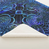 ビッグブルーの電気銀河幾何学 シェルパブランケット (3/4)