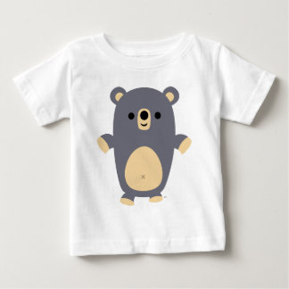 ビッグブルーカートゥーンベアベビーTシャツ ベビーTシャツ