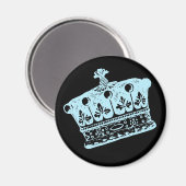 ビッグブルークラウンまたはコロネット製品 マグネット (正面/裏面)