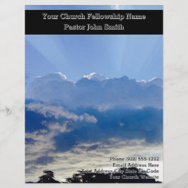 ビッグブルースカイ教会ビジネス レターヘッド