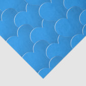 ビッグブルーハートパターン愛バレンタインデーの贈り物 薄葉紙 (詳細)