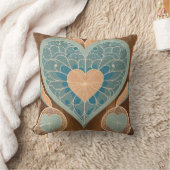 ビッグブルーハート | クッション (ブランケット)