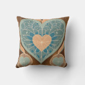 ビッグブルーハート | クッション (裏面)