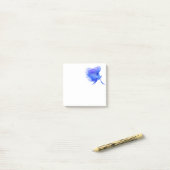 ビッグブルーベッタ戦闘魚の投稿Itメモ ポストイット (デスク上)