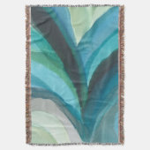 ビッグブルーリーフI スローブランケット (正面縦)