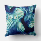 ビッグブルー熱帯葉 クッション (裏面)