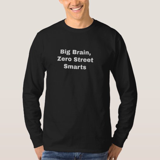ビッグブレイン、ゼロ通りSmarts Tシャツ (正面)