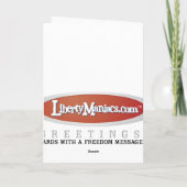 ビッグブロサがお前を監視している誕生日カード カード (裏面)