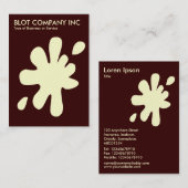 ビッグブロ – ダークブラウンのクリーム330000 名刺 (正面/裏面)