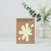 ビッグブロ – 段ボール 名刺 (スタンド正面)