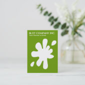 ビッグブロ – 緑669900の白 名刺 (スタンド正面)