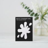 ビッグブロ – 黒の上に白(金ゴールドカード) 名刺 (スタンド正面)