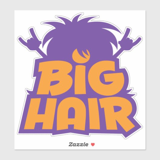 ビッグヘアバンドロゴ シール (シート)