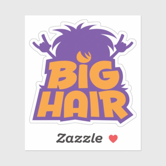ビッグヘアバンドロゴ シール (シート)