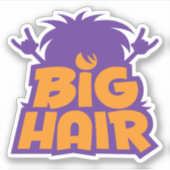 ビッグヘアバンドロゴ シール (正面)
