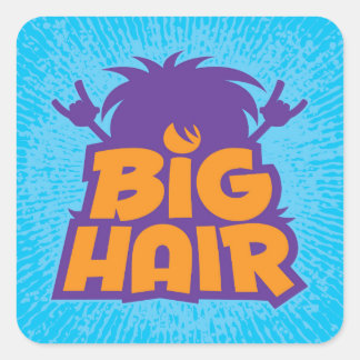 ビッグヘアバンドロゴ スクエアシール