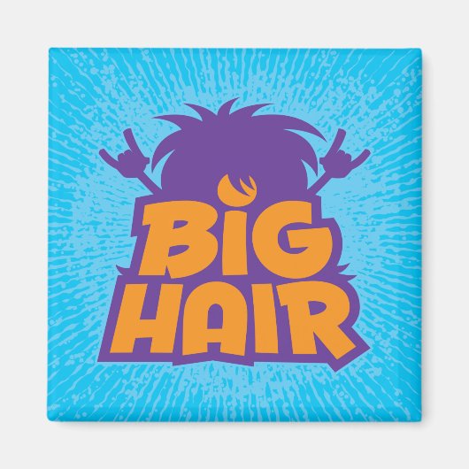 ビッグヘアバンドロゴ マグネット (正面)