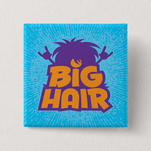 ビッグヘアバンドロゴ 缶バッジ (正面)