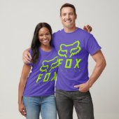 ビッグヘッドが描かれたグリーンのXOFレース Tシャツ (ユニセックス)