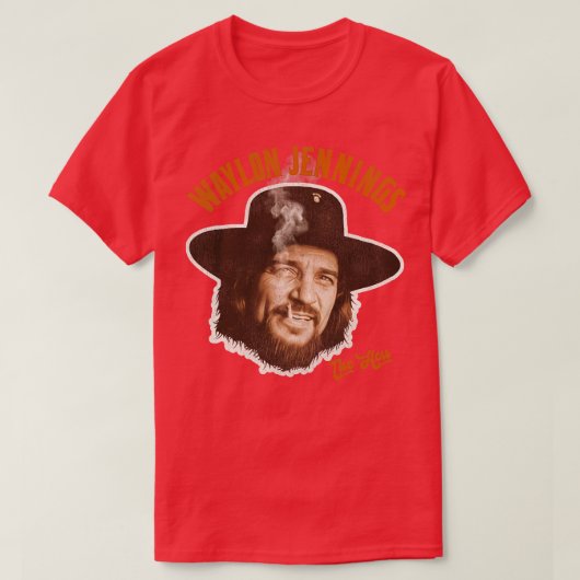 ビッグヘッドホスWaylon Jennings Tribute Tシャツ (デザイン正面)