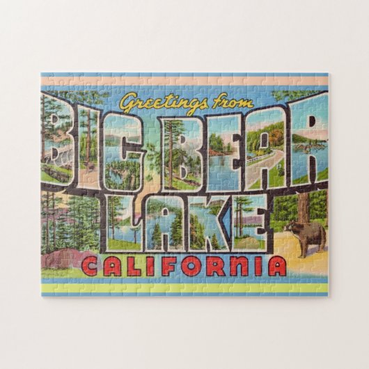 ビッグベアレイク カリフォルニア 11x14 ジグソーパズル (横)