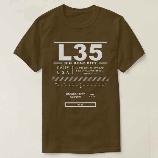 ビッグベアーシティエアポートRBF L35 Tシャツ (デザイン正面)