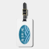 ビッグベアーレイクカリフォルニアアウトドア ラゲッジタグ (正面縦)