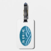 ビッグベアーレイクカリフォルニアアウトドア ラゲッジタグ (裏面縦)