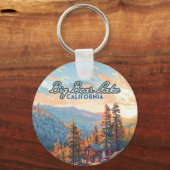 ビッグベアーレイクカリフォルニアサンベルナルディーノヴィンテージ キーホルダー (正面)