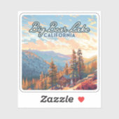 ビッグベアーレイクカリフォルニアサンベルナルディーノヴィンテージ シール (シート)