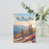 ビッグベアーレイクカリフォルニアサンベルナルディーノヴィンテージ ポストカード (スタンド正面)