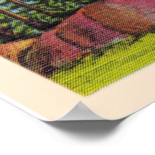 ビッグベアーレイクカリフォルニアCAラージレター葉書 ポスター (角)