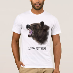 ビッグベア動物スケッチコレクション-テキストの追加 Tシャツ