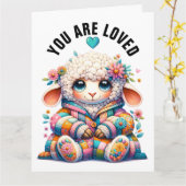 ビッグベイビーアニマルテーマ-裏面参照！ カード (黄色い花)