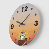 ビッグベイポイント大時計 ラージ壁時計 (傾斜)