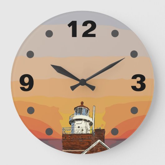ビッグベイポイント大時計 ラージ壁時計 (正面)