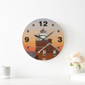 ビッグベイポイント ラージ壁時計 (ホーム)