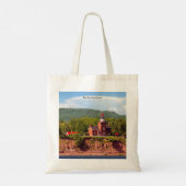 ビッグベイライトハウスからウォータートートバッグ トートバッグ (裏面)