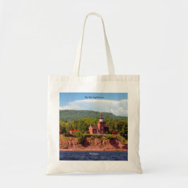 ビッグベイライトハウスからウォータートートバッグ トートバッグ